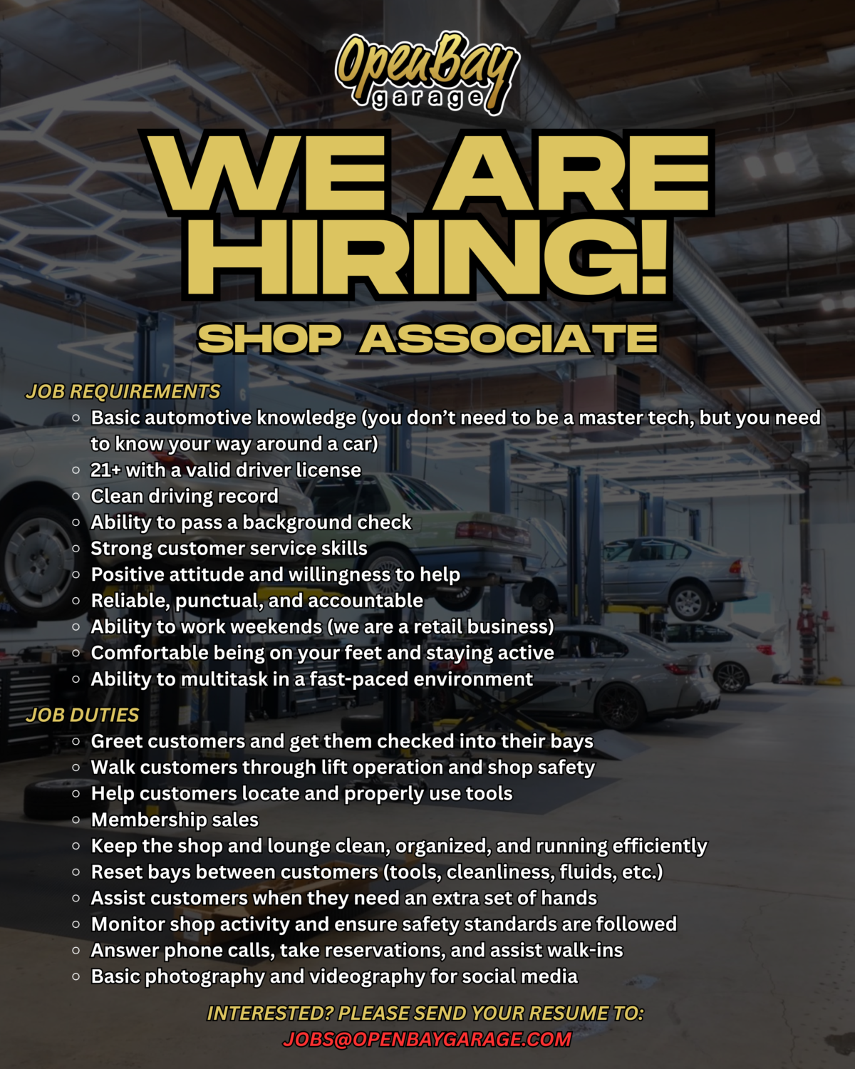 we are hiring!